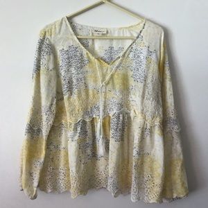 Style & Co Petite Boho Top